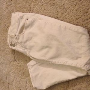 AE white crop jeans - size 8